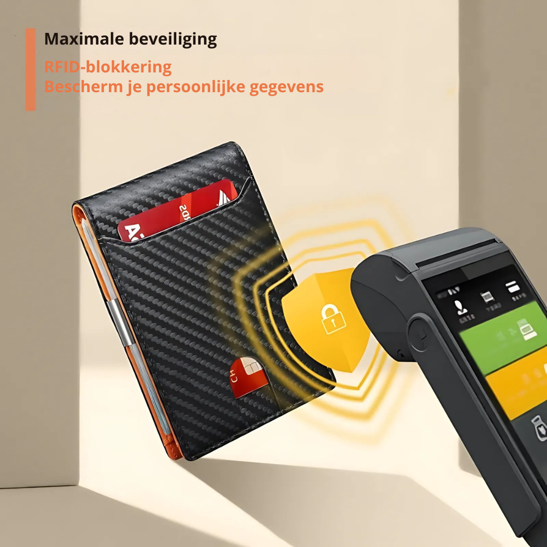 Mäns Kompakt Plånbok med RFID-skydd 5