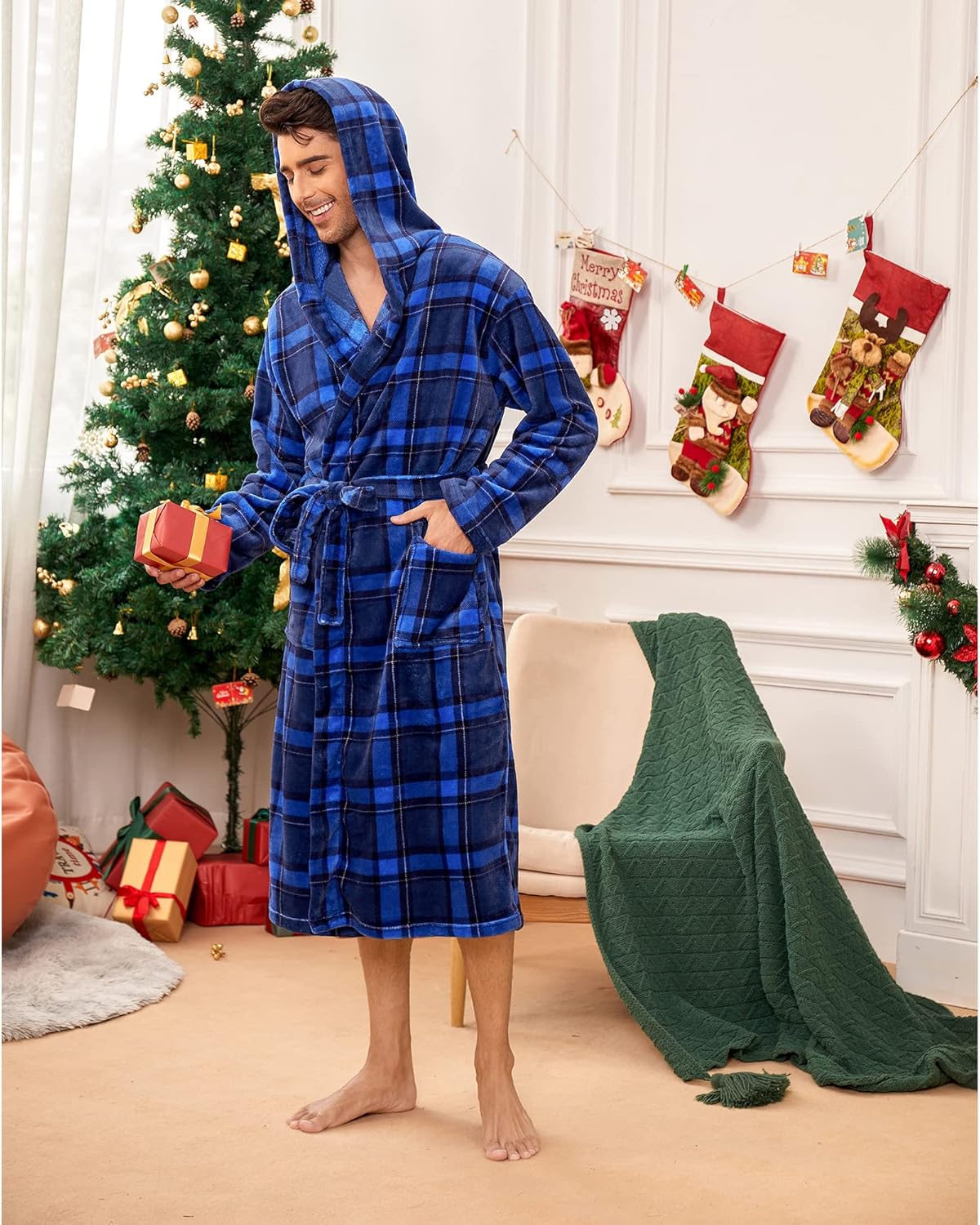 Mäns Lång Badrock Fleece 4