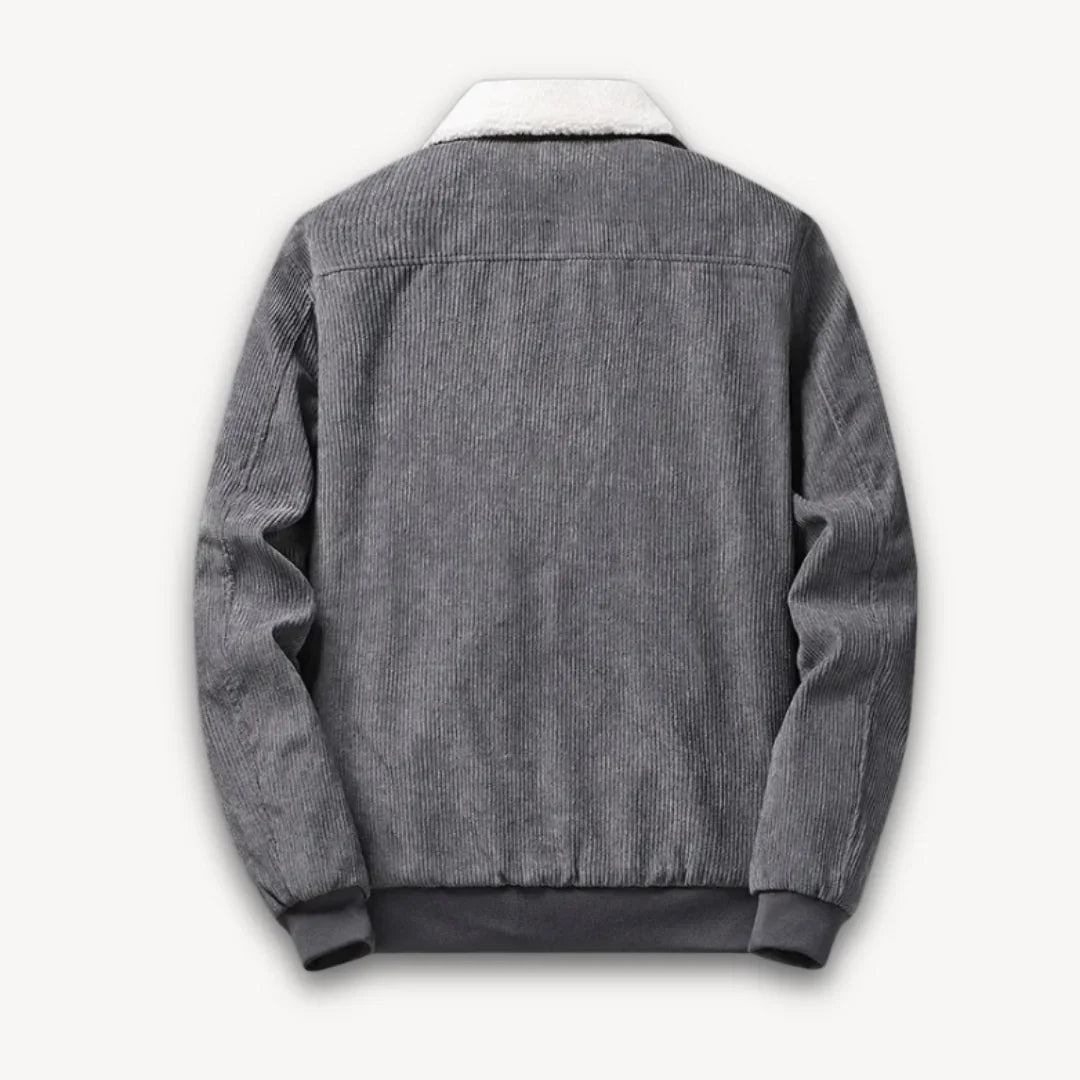 Mäns Manchesterjacka med Sherpa-foder 1