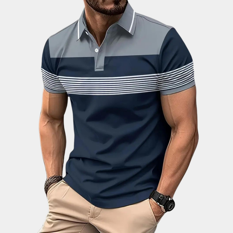 Mäns Polo Skjorta Stilren Modern Design för Alla Tillfällen 4
