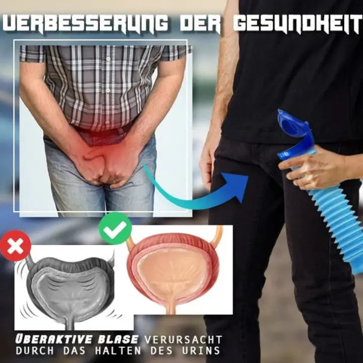 Mäns Portabel Urinal Kompakt Design 1