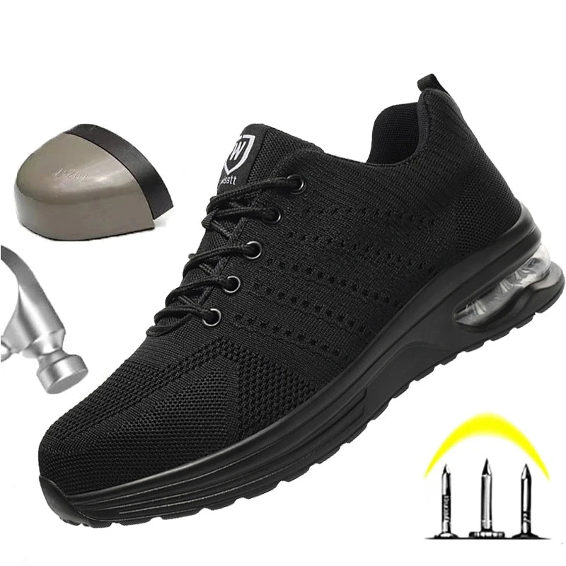 Mäns Säkerhetsstövlar Robust Design med Ståltå 0