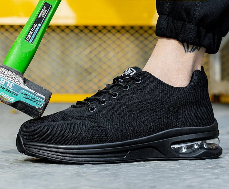 Mäns Säkerhetsstövlar Robust Design med Ståltå 1