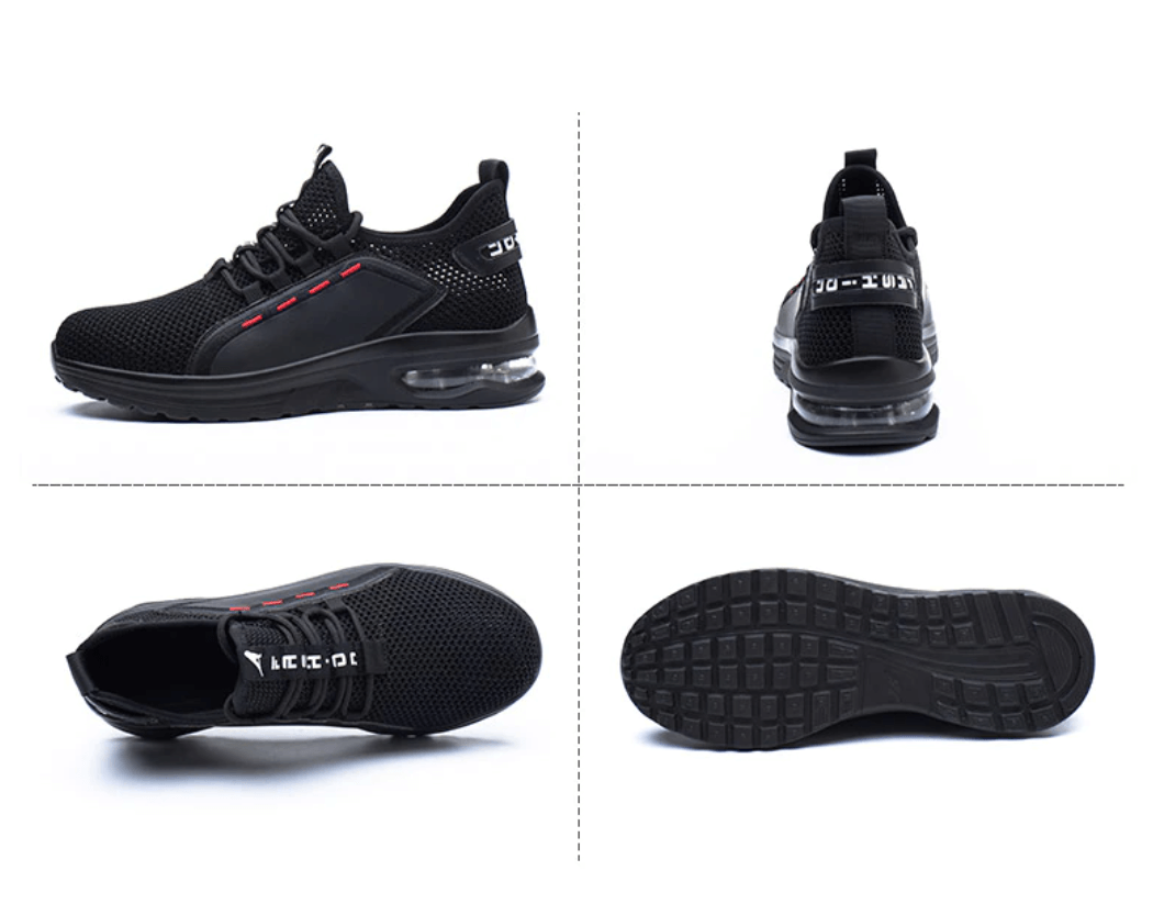 Mäns Skyddsskor med Ståltå och Halkskydd Trendig Design 6