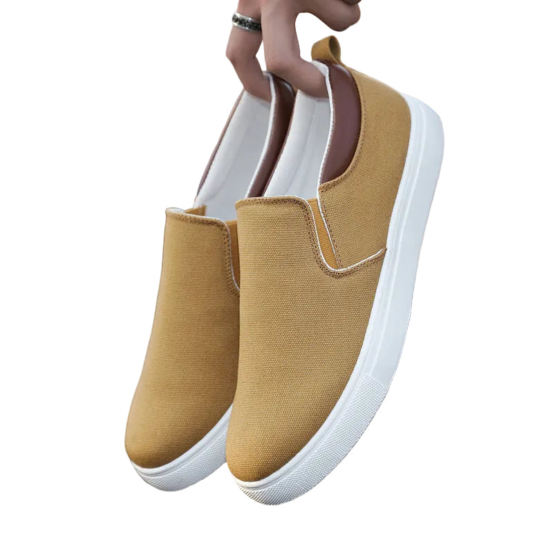 Mäns Slip-on Skor i Canvas 8