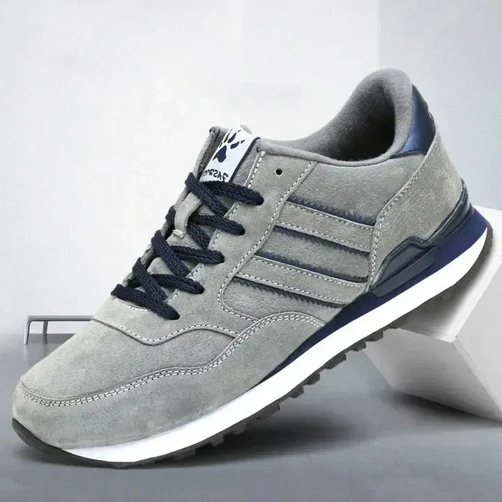 Mäns Sneakers Läder Klassisk Design Komfortabel Passform 6