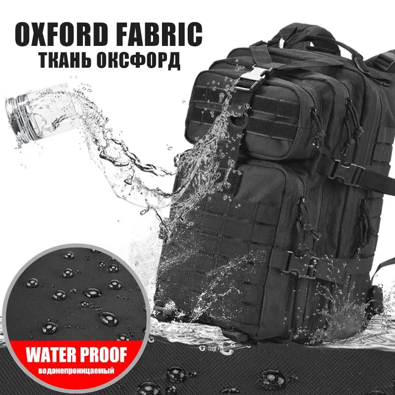 Mäns Tactical Ryggsäck 50L för Utomhusbruk 2
