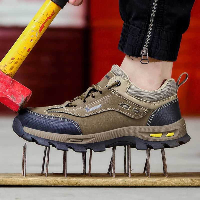 Mäns Taktiska Arbetsskor med Punkteringsbeständig Design 1