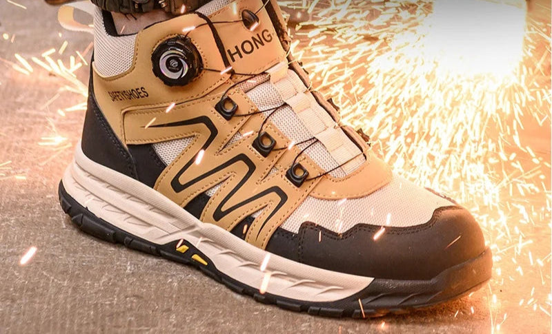 Mäns Taktiska Stövlar Sportig Design med Skyddande Ståltå 2