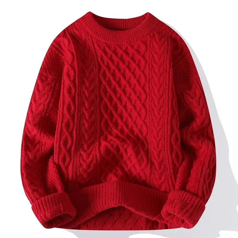 Mäns Vintage Casual Tröja i Tidlös Design 10