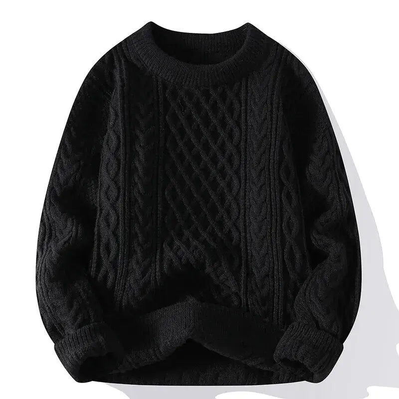Mäns Vintage Casual Tröja i Tidlös Design 13