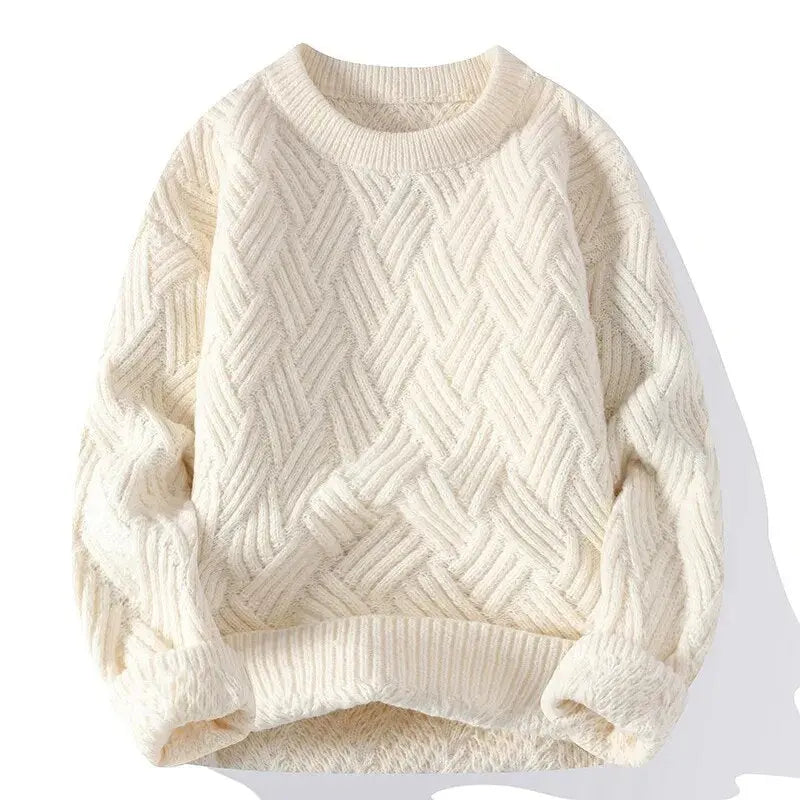 Mäns Vintage Casual Tröja i Tidlös Design 6