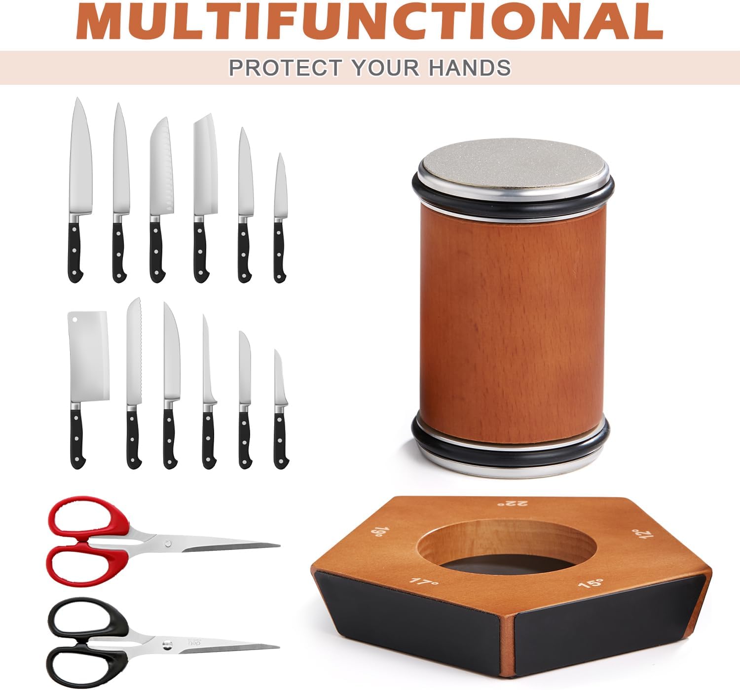 Manuell Knivslipare Rullande Design 1