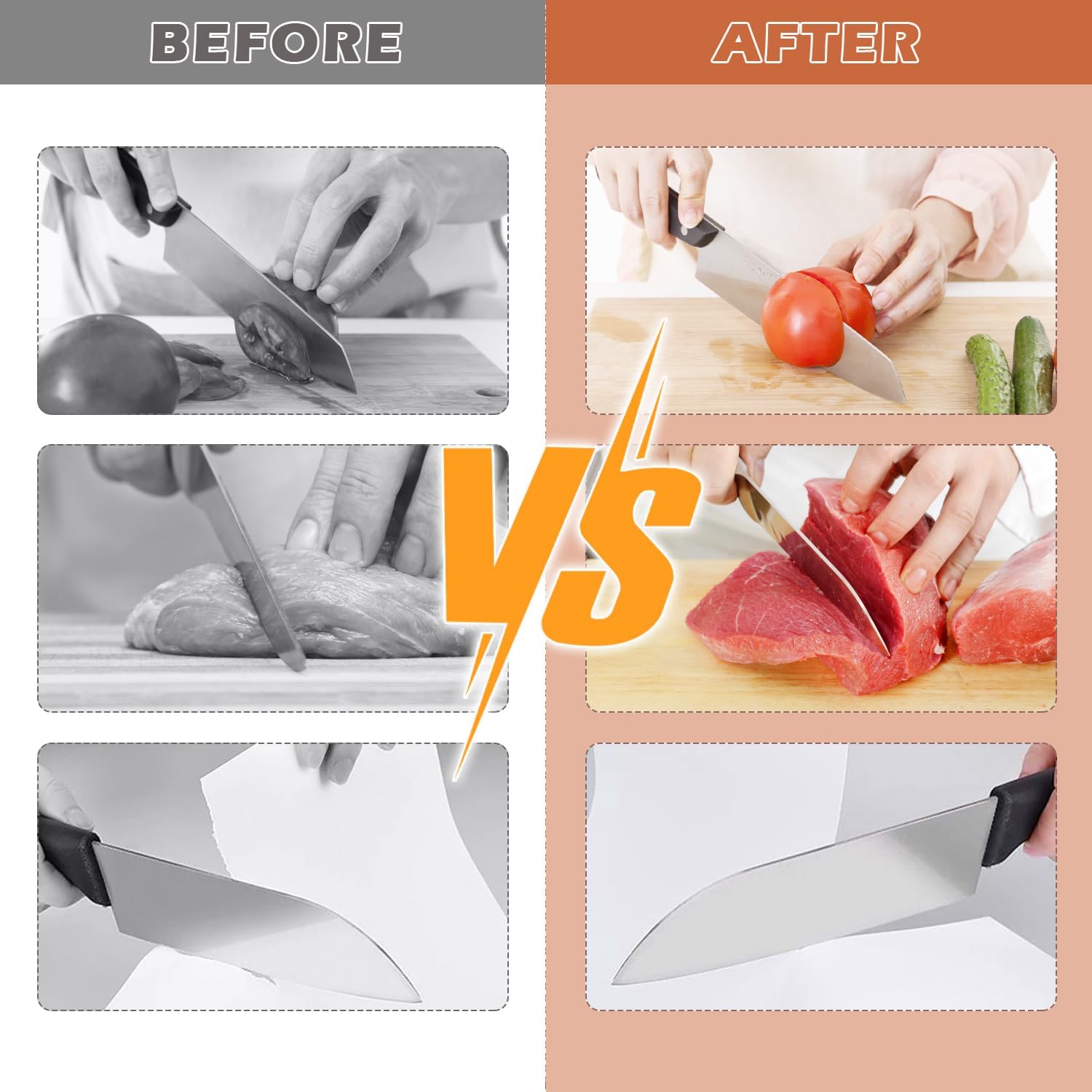 Manuell Knivslipare Rullande Design 3