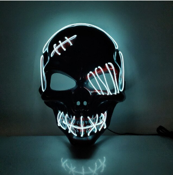Mask för Halloween med Ljusfunktioner 10