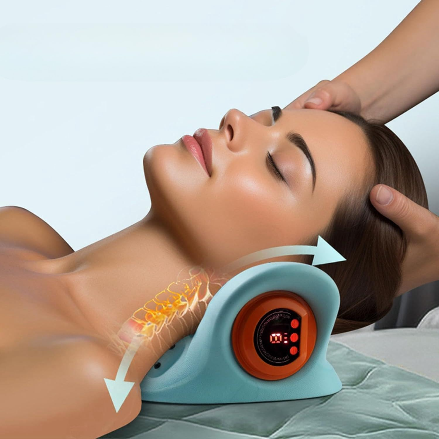 Massageapparat för Nacke och Rygg med Värme och EMS 0