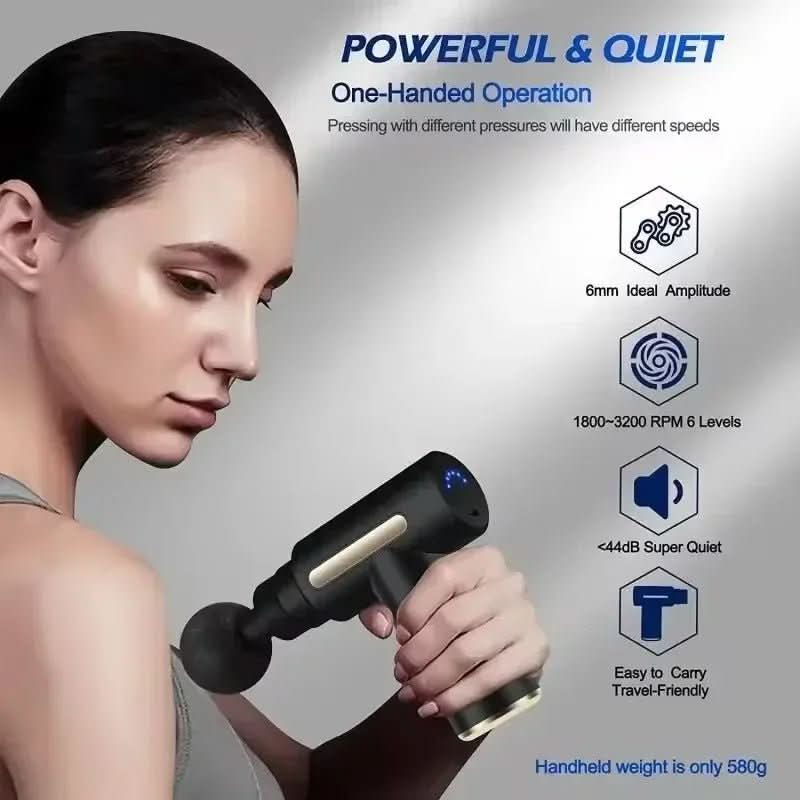 Massagepistol för Muskelavslappning och Regenerering 1