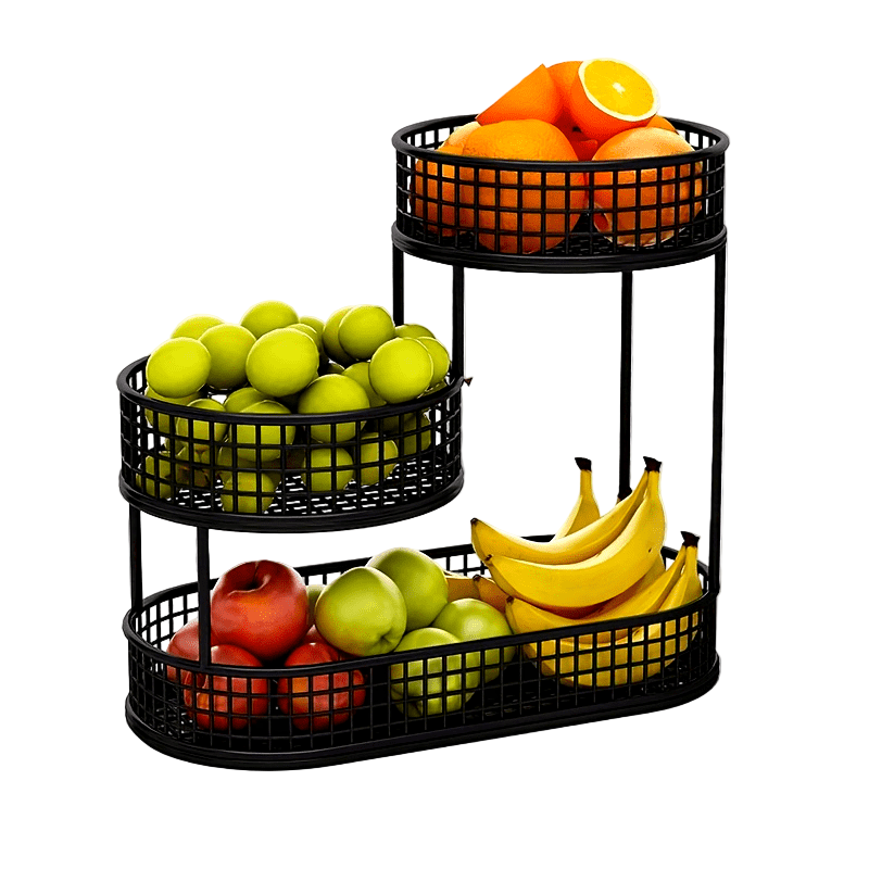 Metallfruktkorg Flera Våningar Modern Design 1