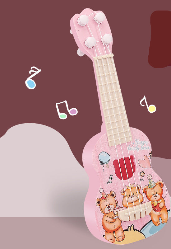 Mini Akustisk Ukulele Kompakt Design för Nybörjare och Musikentusiaster 5