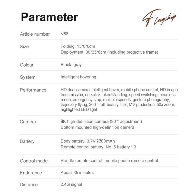 Mini Drönare med 8K Kamera och GPS för Flygfotografering 6