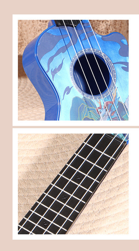 Miniakustisk Ukulele för Barn och Nybörjare 3