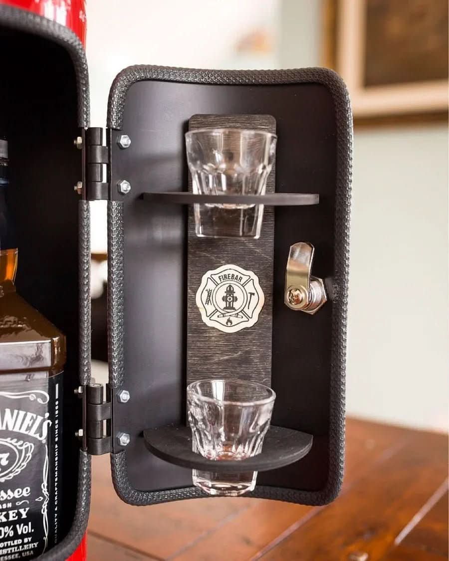 Minibar i Brandsläckardesign Diskret och Stilig 5