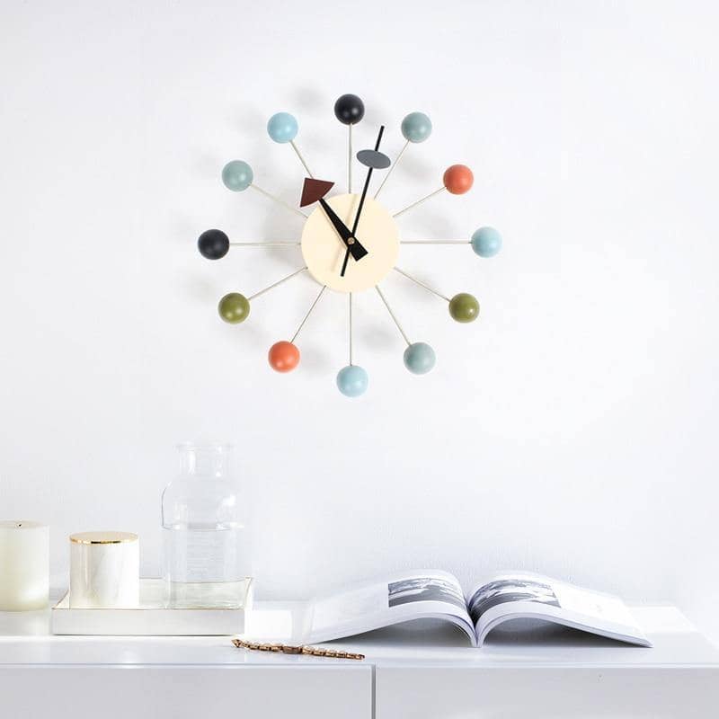Minimalistisk Väggklocka 3D Design för Heminredning 1