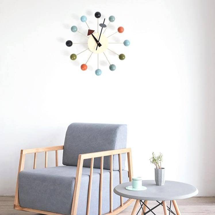 Minimalistisk Väggklocka 3D Design för Heminredning 3