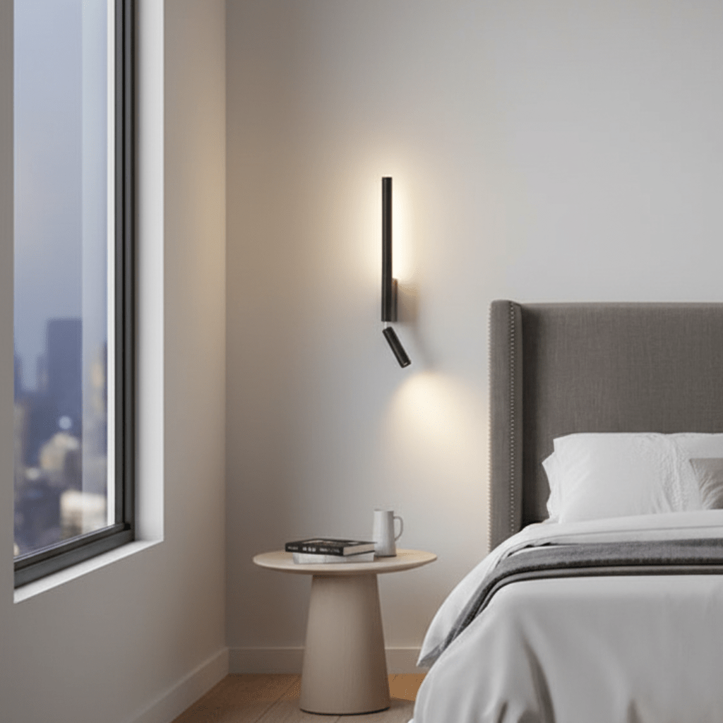 Minimalistisk Vägglampa med Varmvit LED-belysning 1