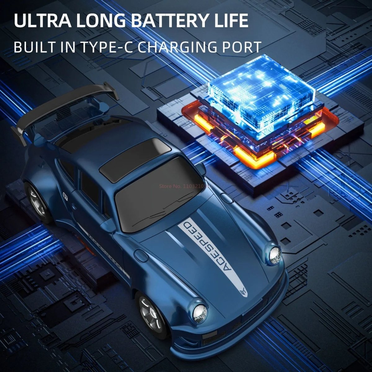 Miniracingbil 1:64 Med Fjärrkontroll Driftfunktion Kompakt 7