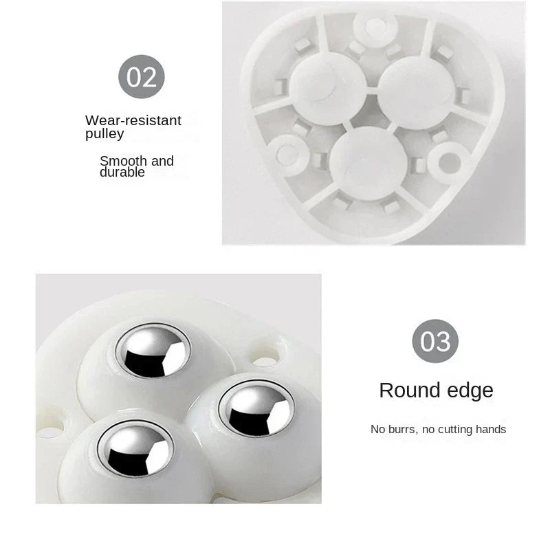 Möbelflyttare 360° Rotation Set Omorganisering 4 Stycken 6