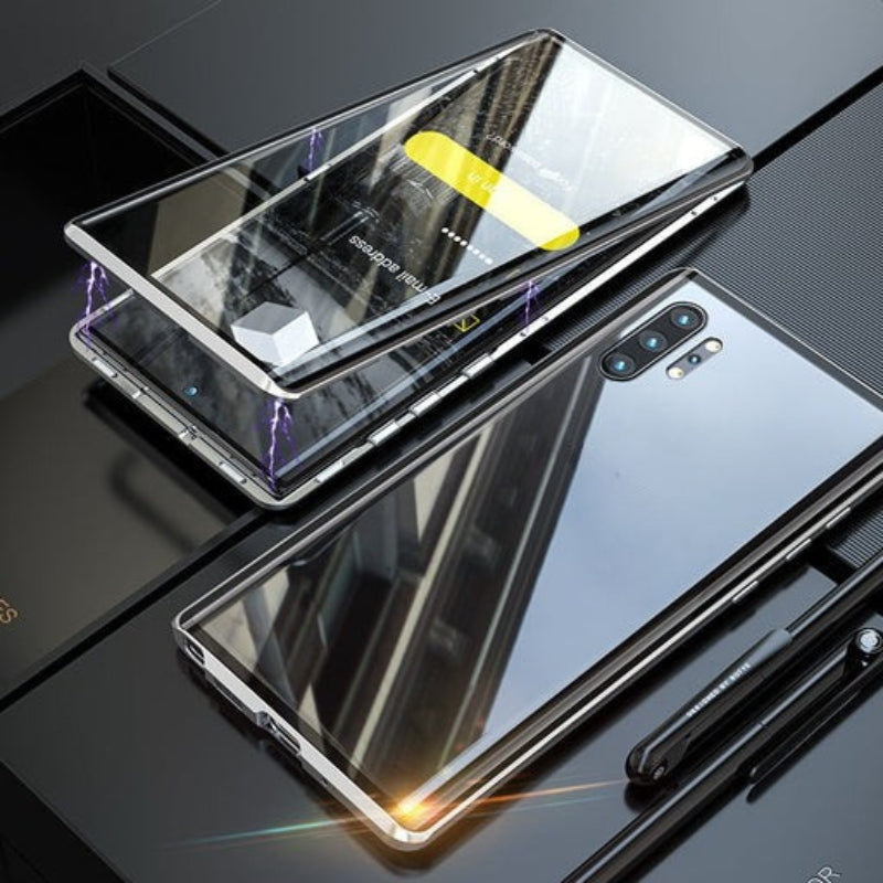 Mobilfodral Samsung Magnetiskt Skyddande Med Dubbelsidig Stängning 0