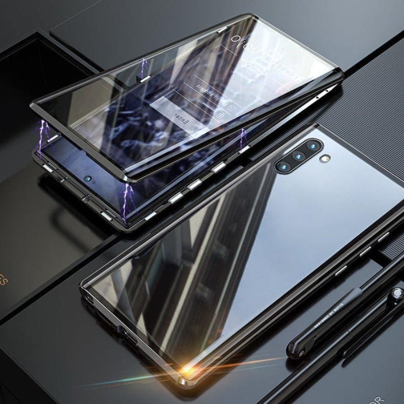 Mobilfodral Samsung Magnetiskt Skyddande Med Dubbelsidig Stängning 2