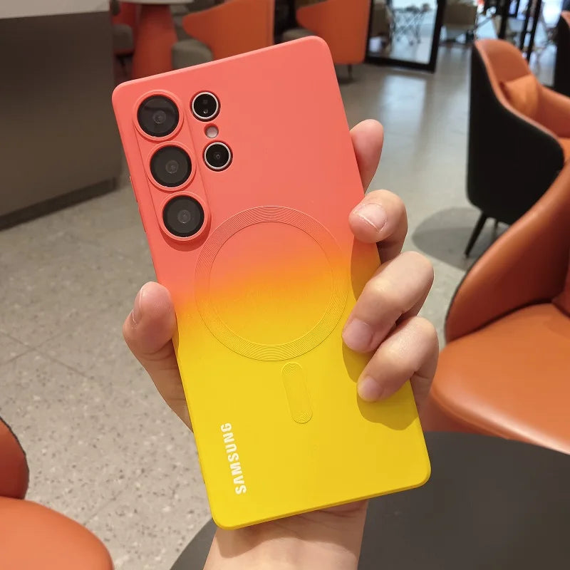 Mobilfodral Samsung med Gradientfärg Skyddande Design 10