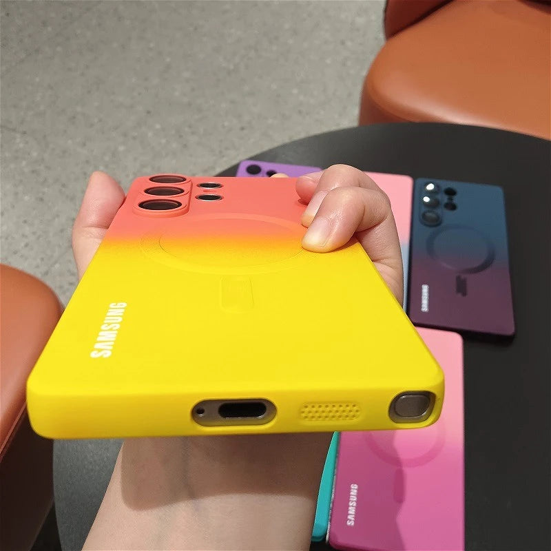 Mobilfodral Samsung med Gradientfärg Skyddande Design 4