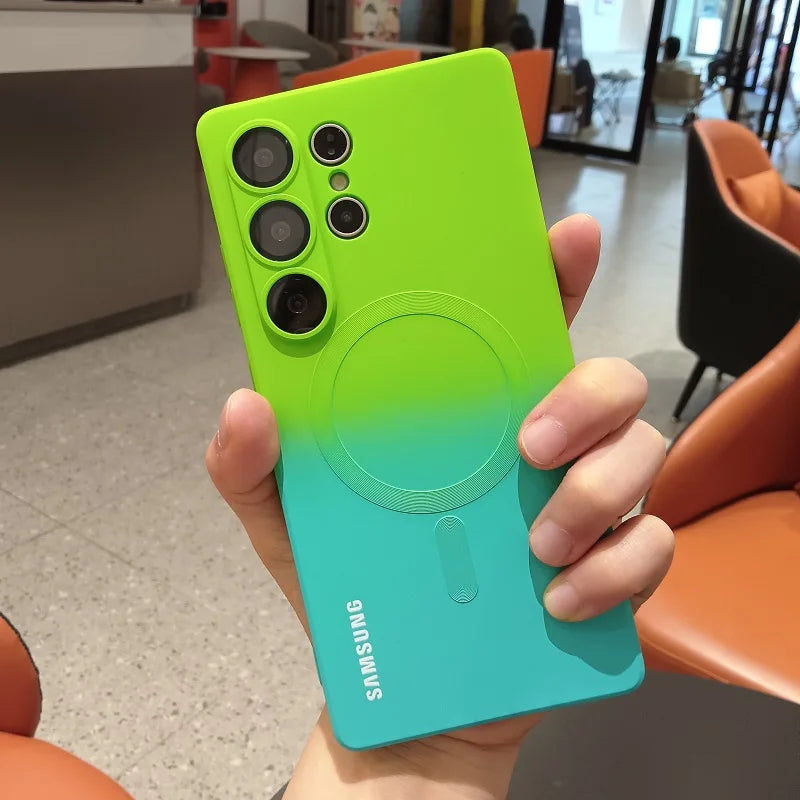 Mobilfodral Samsung med Gradientfärg Skyddande Design 8