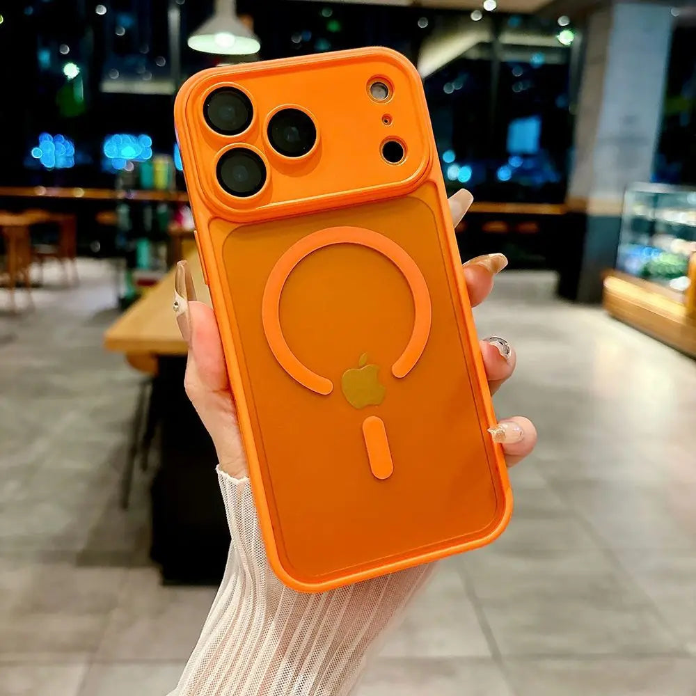Mobilfodral för iPhone 17 Pro Max Magnetisk Genomskinlig Design 8
