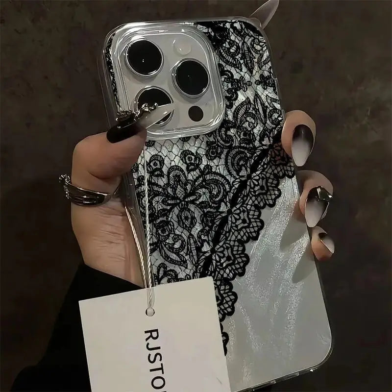 Mobilfodral för iPhone med spetsdesign 2