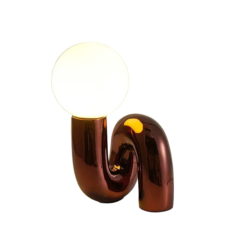 Modern Bordslampa Klart Glas Minimalistisk Design 0