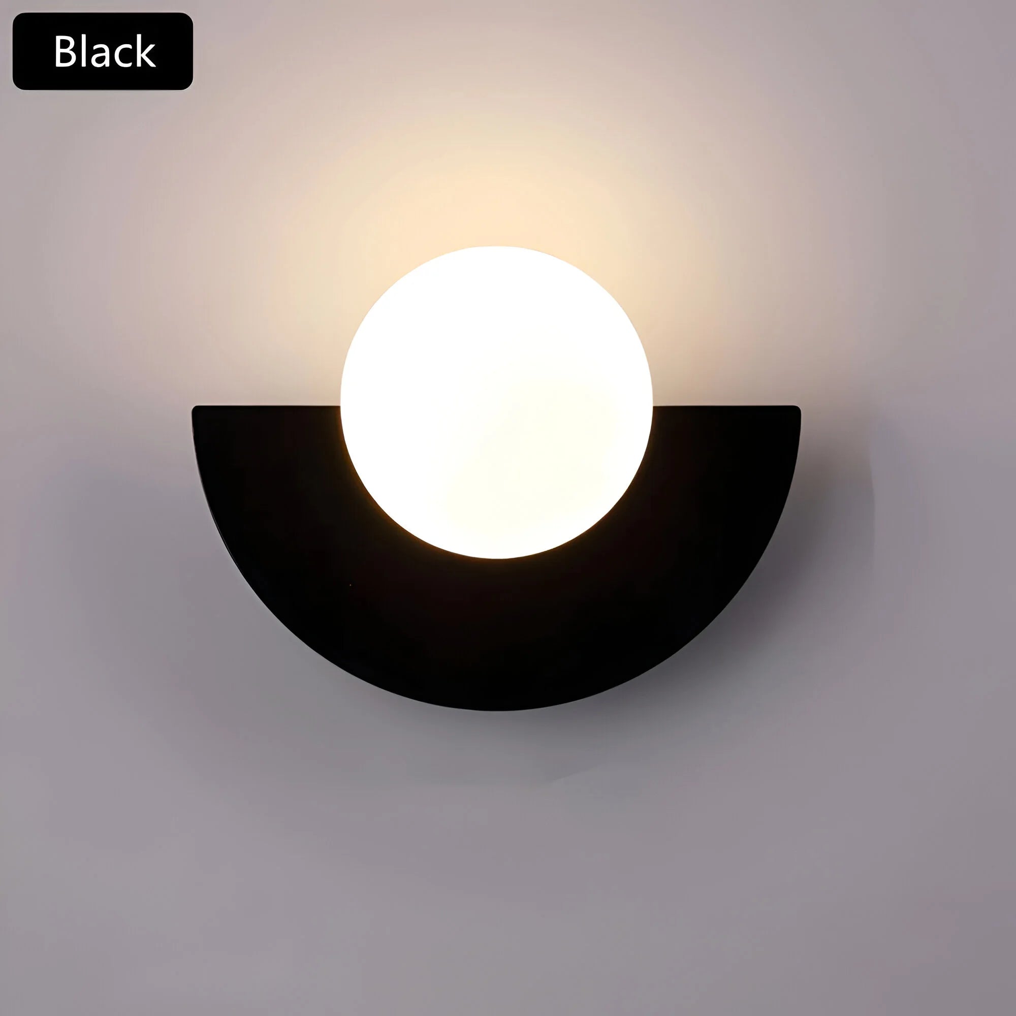 Modern Halvcirkel Vägglampa 3