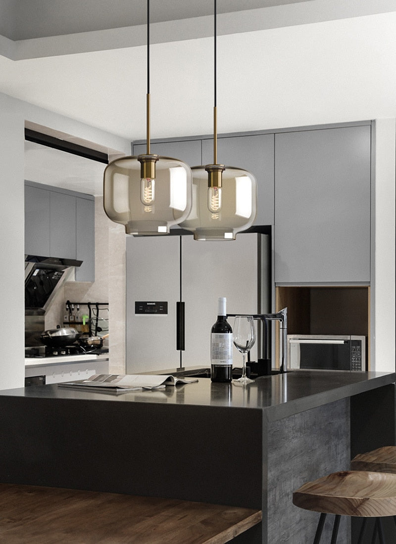 Modern Hänglampa i Glas 2
