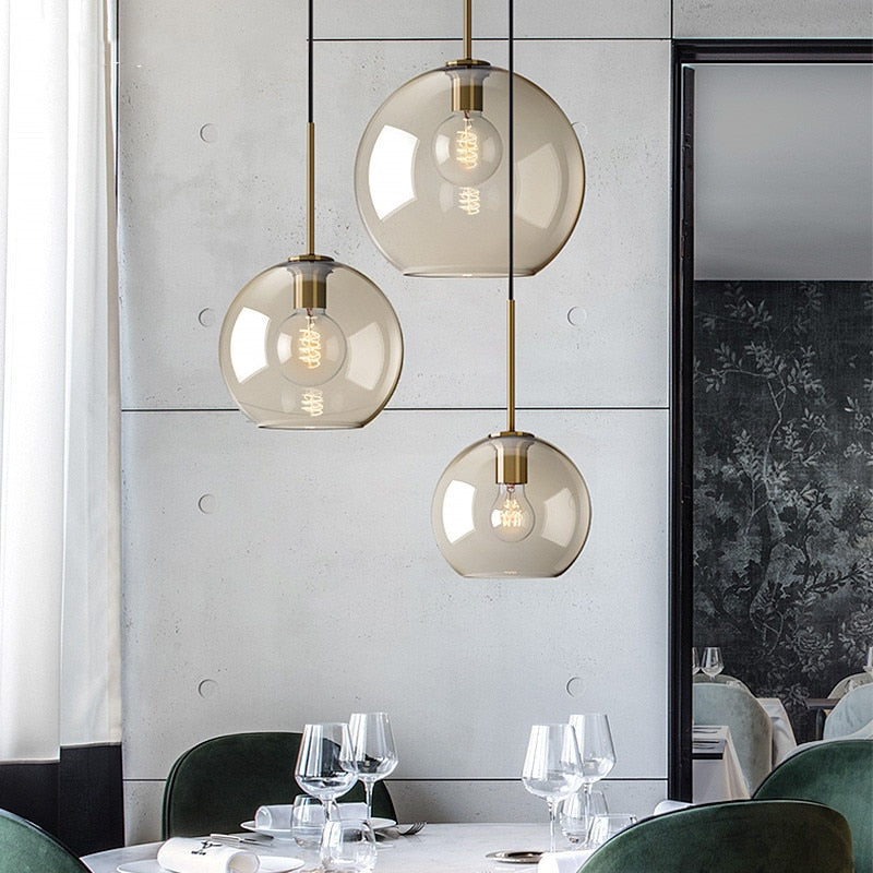 Modern Hänglampa i Glas 3