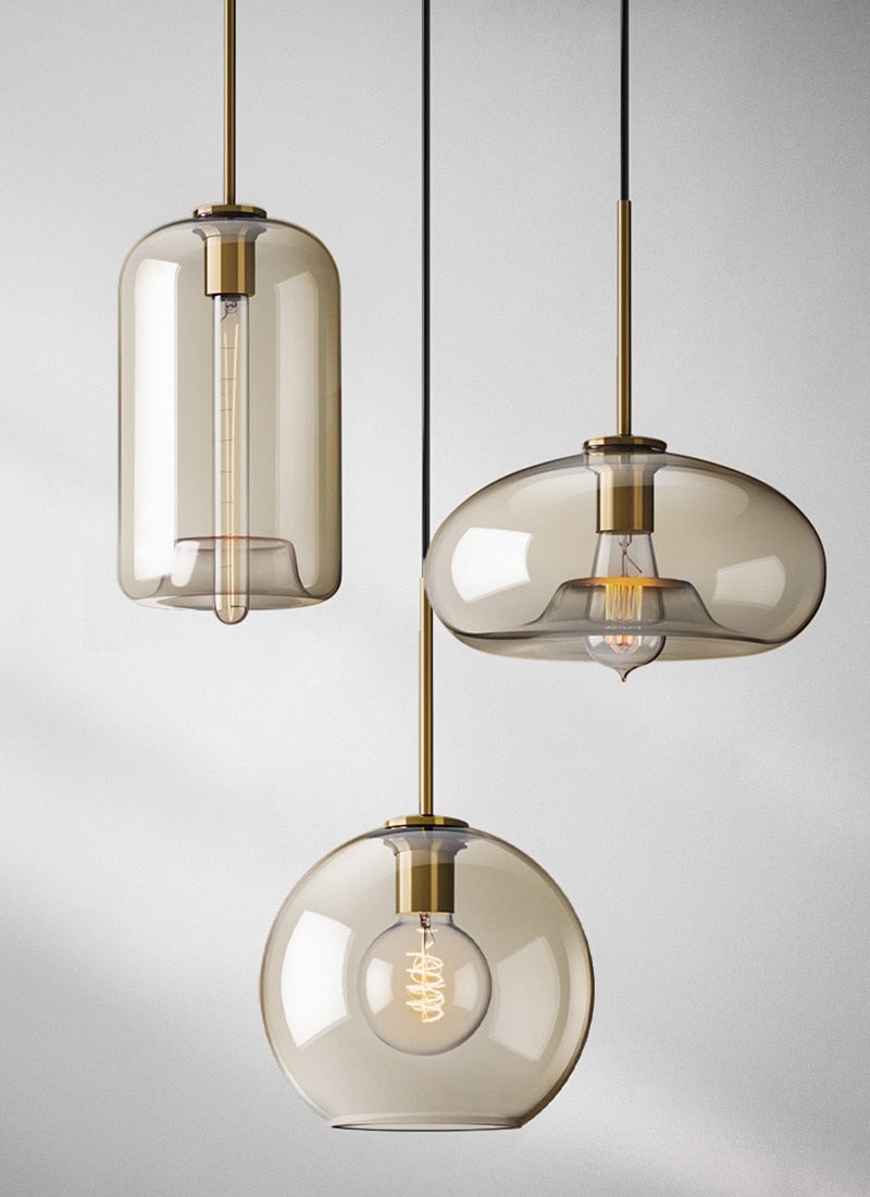 Modern Hänglampa i Glas 6