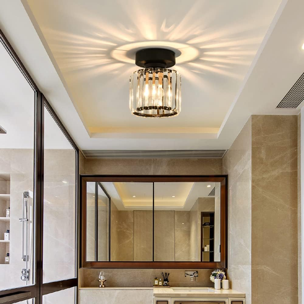 Modern Taklampa med Kristalldesign 8