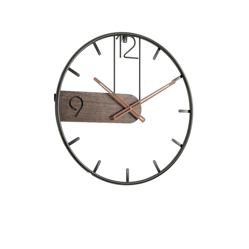 Modern Väggklocka Rund Design