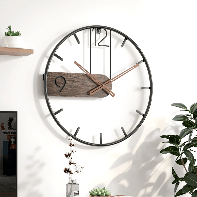 Modern Väggklocka Rund Design 0