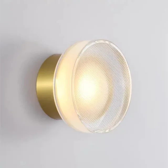 Modern Vägglampa Rund Design för Inomhusbruk - Sänglampa Vägg eller Badrumslampa Vägg 9