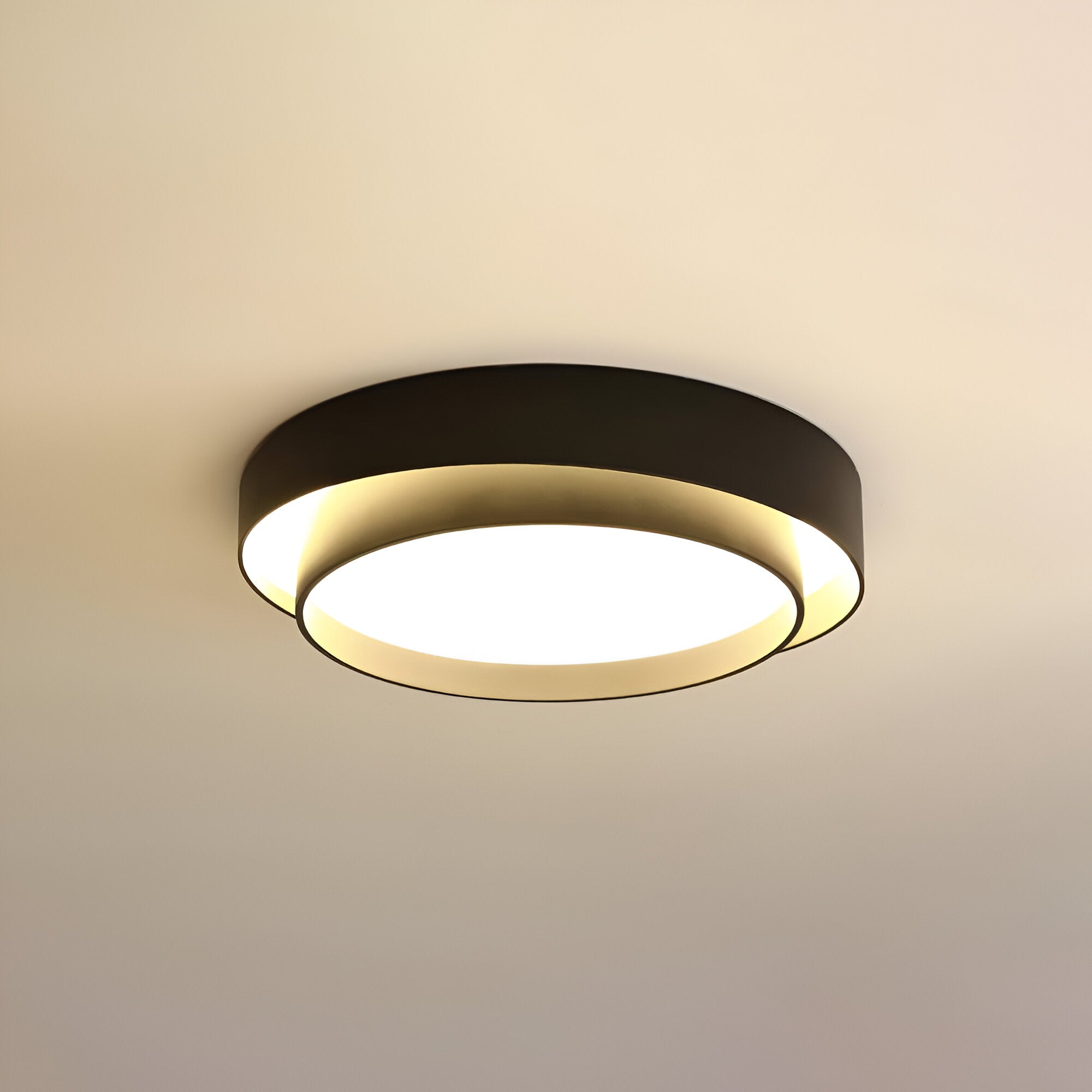 Modern ringformad LED-taklampa för sovrum och vardagsrum 9