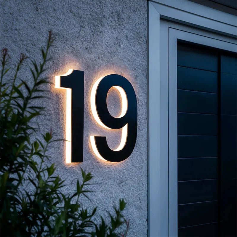 Moderna LED-husnummer för Hemmet 3