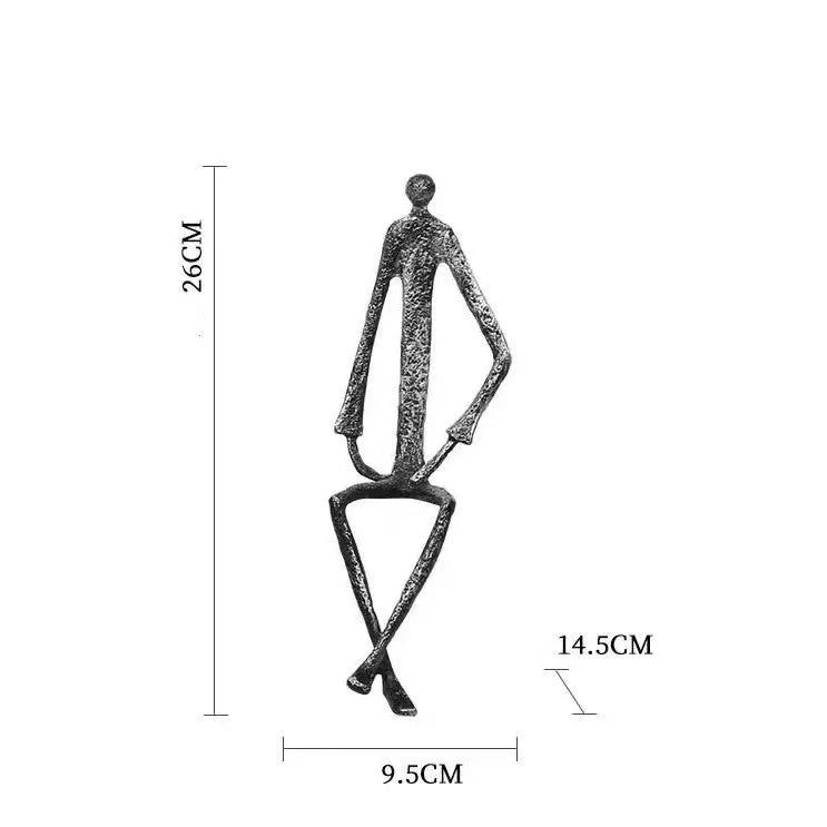 Moderna Metallfigurer för Inredning 7